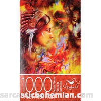 Woman and Wolf By Josef Klopacka 1000 Piece Puzzle B07BTVZW6F